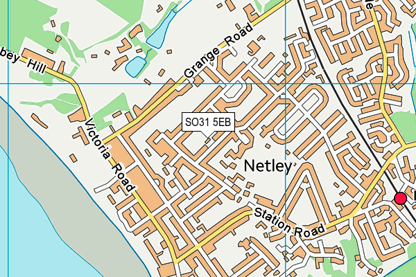 SO31 5EB map - OS VectorMap District (Ordnance Survey)