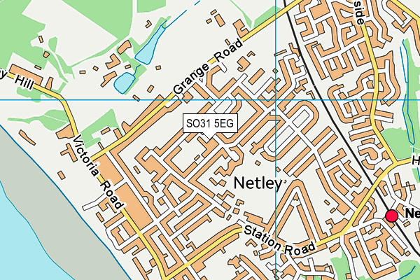 SO31 5EG map - OS VectorMap District (Ordnance Survey)