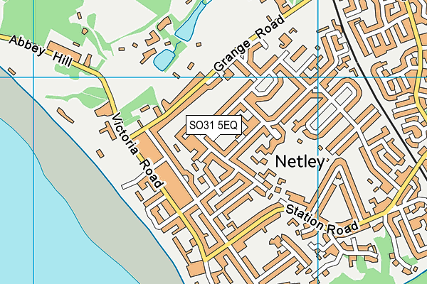 SO31 5EQ map - OS VectorMap District (Ordnance Survey)