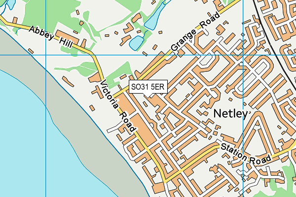 SO31 5ER map - OS VectorMap District (Ordnance Survey)
