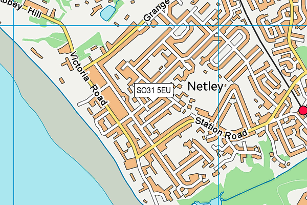 SO31 5EU map - OS VectorMap District (Ordnance Survey)