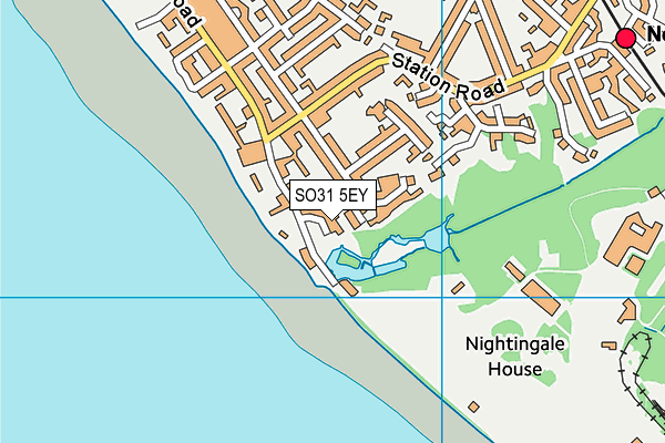 SO31 5EY map - OS VectorMap District (Ordnance Survey)