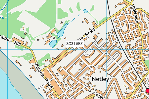 SO31 5EZ map - OS VectorMap District (Ordnance Survey)