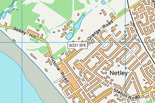 SO31 5FE map - OS VectorMap District (Ordnance Survey)