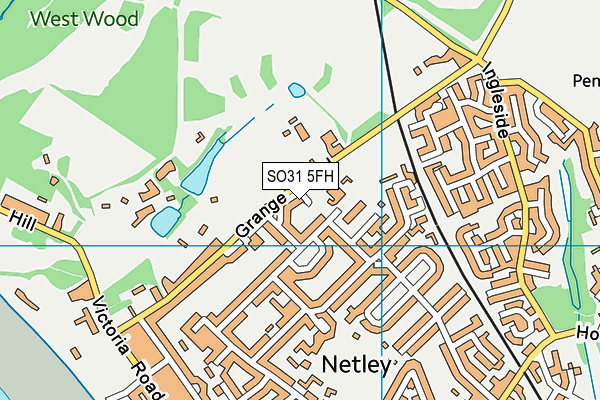 SO31 5FH map - OS VectorMap District (Ordnance Survey)