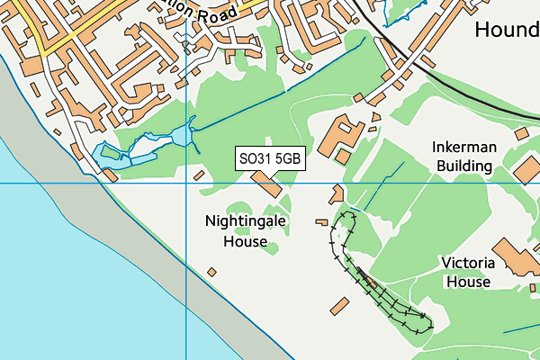 SO31 5GB map - OS VectorMap District (Ordnance Survey)