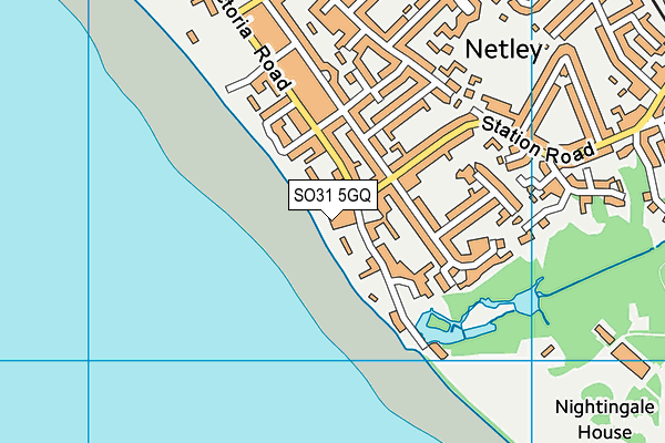 SO31 5GQ map - OS VectorMap District (Ordnance Survey)