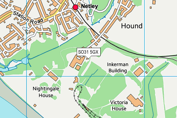 SO31 5GX map - OS VectorMap District (Ordnance Survey)