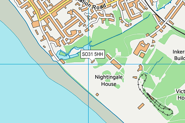 Royal Victoria Country Park map (SO31 5HH) - OS VectorMap District (Ordnance Survey)