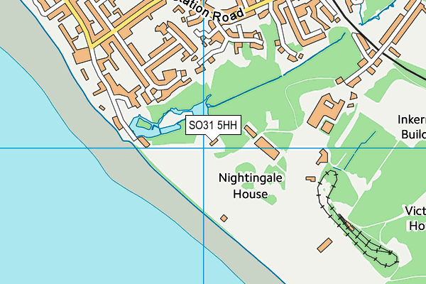 SO31 5HH map - OS VectorMap District (Ordnance Survey)