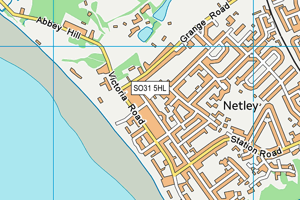 SO31 5HL map - OS VectorMap District (Ordnance Survey)