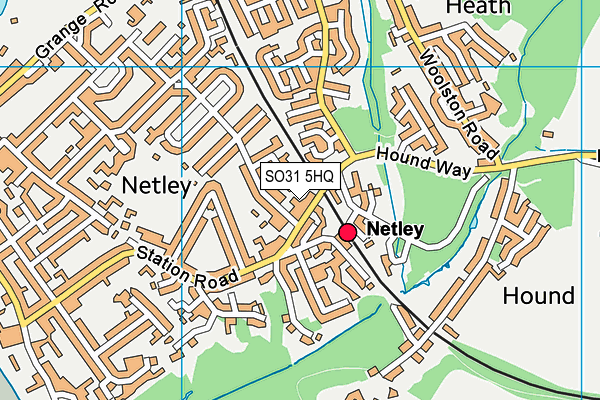 SO31 5HQ map - OS VectorMap District (Ordnance Survey)