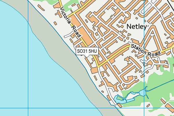 SO31 5HU map - OS VectorMap District (Ordnance Survey)