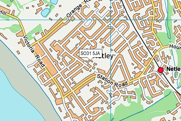 SO31 5JA map - OS VectorMap District (Ordnance Survey)
