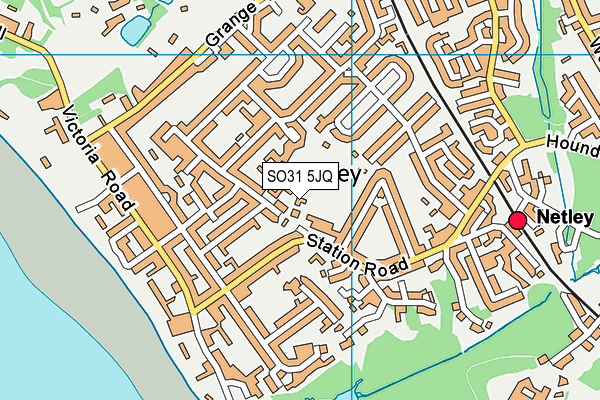 SO31 5JQ map - OS VectorMap District (Ordnance Survey)