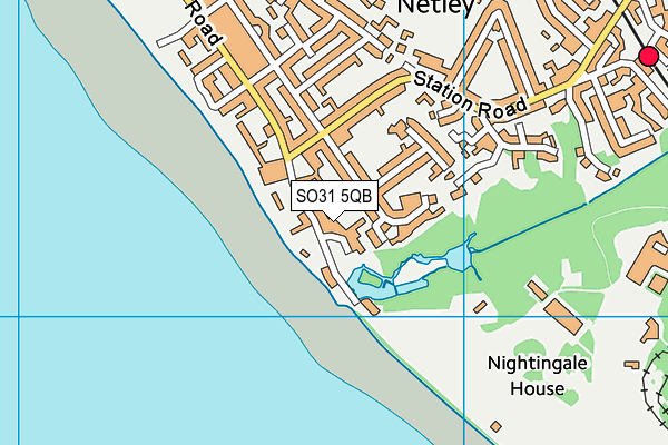 SO31 5QB map - OS VectorMap District (Ordnance Survey)