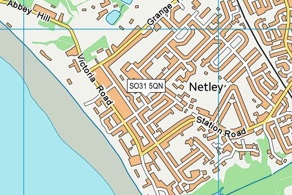 SO31 5QN map - OS VectorMap District (Ordnance Survey)