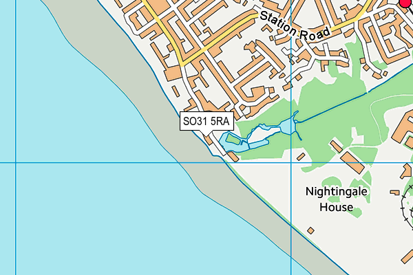 SO31 5RA map - OS VectorMap District (Ordnance Survey)