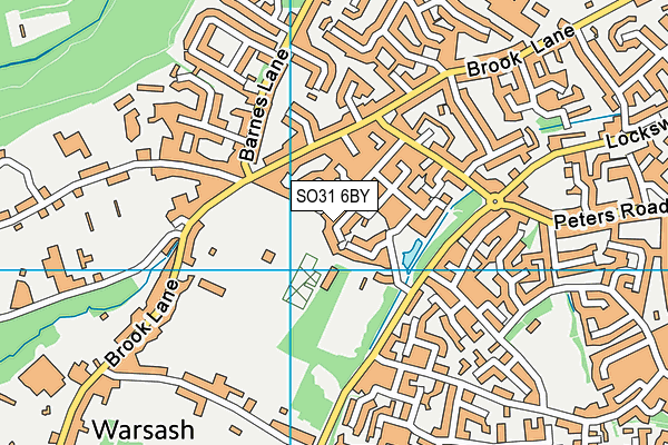SO31 6BY map - OS VectorMap District (Ordnance Survey)