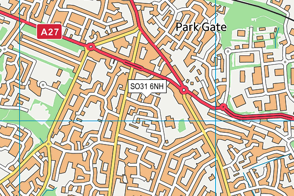 SO31 6NH map - OS VectorMap District (Ordnance Survey)