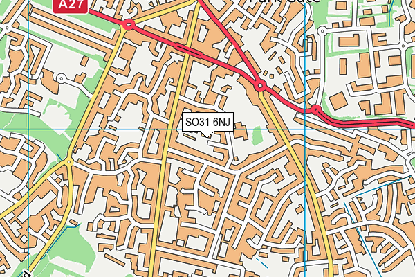 SO31 6NJ map - OS VectorMap District (Ordnance Survey)