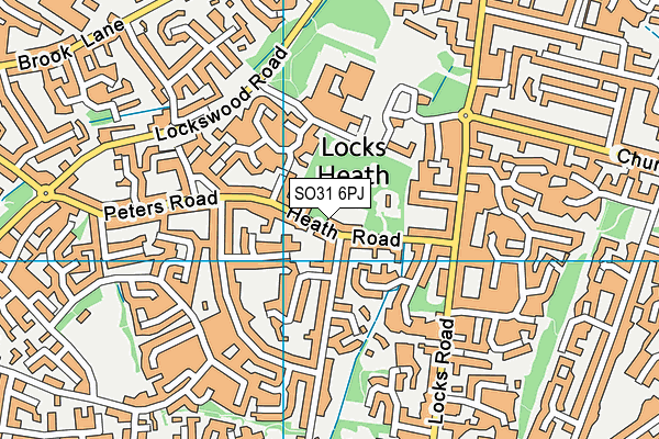 SO31 6PJ map - OS VectorMap District (Ordnance Survey)