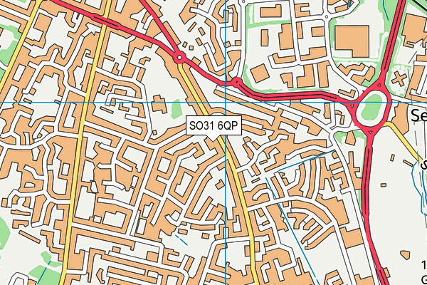 SO31 6QP map - OS VectorMap District (Ordnance Survey)