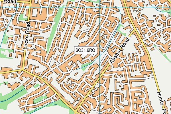 SO31 6RQ map - OS VectorMap District (Ordnance Survey)