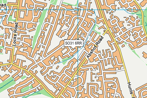 SO31 6RR map - OS VectorMap District (Ordnance Survey)