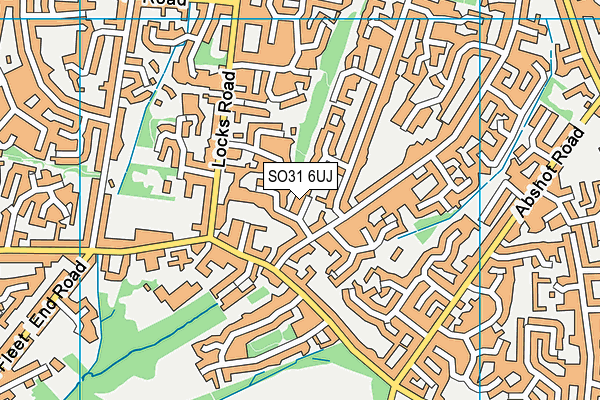 SO31 6UJ map - OS VectorMap District (Ordnance Survey)