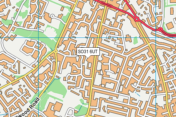 SO31 6UT map - OS VectorMap District (Ordnance Survey)