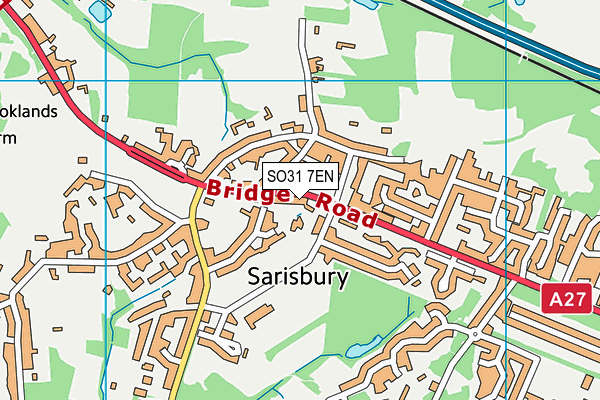 SO31 7EN map - OS VectorMap District (Ordnance Survey)