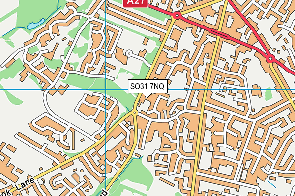 SO31 7NQ map - OS VectorMap District (Ordnance Survey)