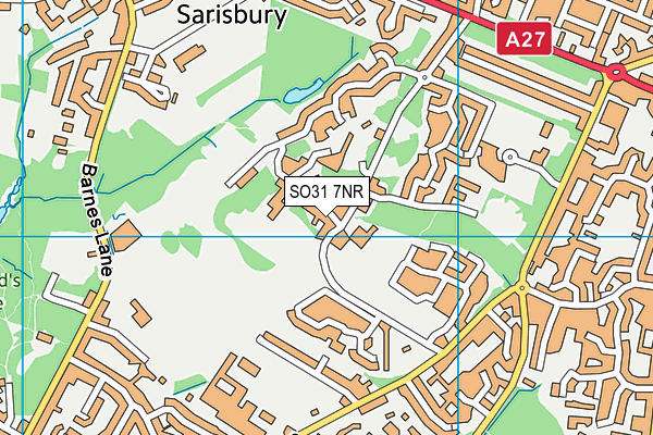 SO31 7NR map - OS VectorMap District (Ordnance Survey)