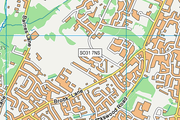 SO31 7NS map - OS VectorMap District (Ordnance Survey)