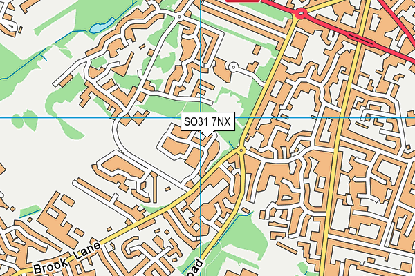 SO31 7NX map - OS VectorMap District (Ordnance Survey)