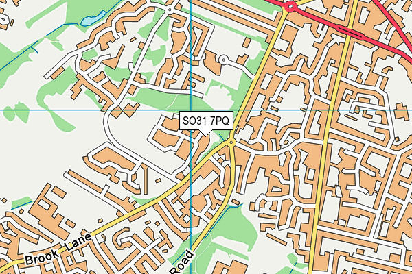 SO31 7PQ map - OS VectorMap District (Ordnance Survey)