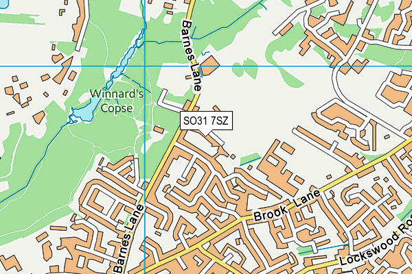 SO31 7SZ map - OS VectorMap District (Ordnance Survey)