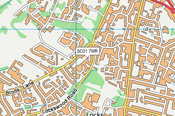 SO31 7WR map - OS VectorMap District (Ordnance Survey)