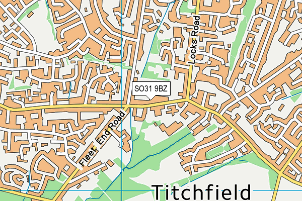 SO31 9BZ map - OS VectorMap District (Ordnance Survey)