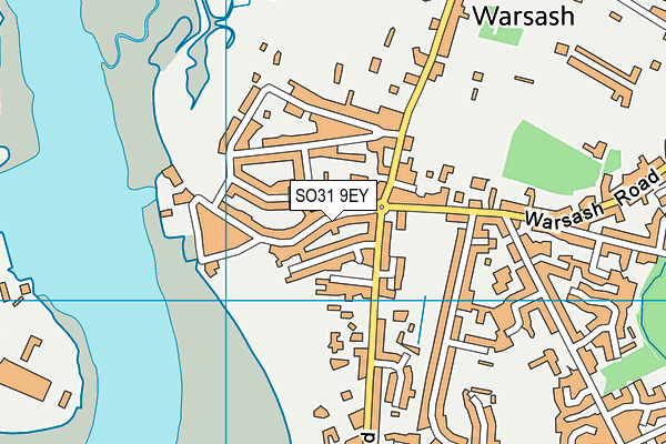 SO31 9EY map - OS VectorMap District (Ordnance Survey)