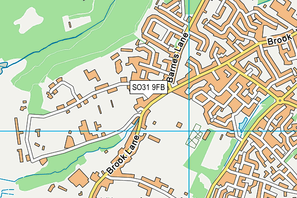 SO31 9FB map - OS VectorMap District (Ordnance Survey)