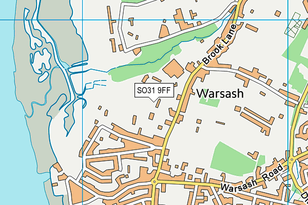 Map of WAREHOUSE 505 LTD at district scale