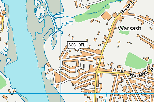 SO31 9FL map - OS VectorMap District (Ordnance Survey)