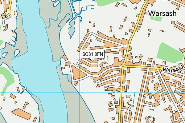 SO31 9FN map - OS VectorMap District (Ordnance Survey)
