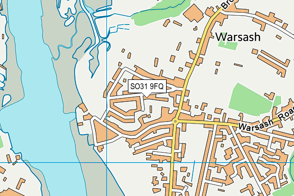 SO31 9FQ map - OS VectorMap District (Ordnance Survey)