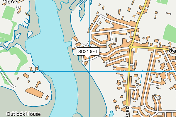 SO31 9FT map - OS VectorMap District (Ordnance Survey)