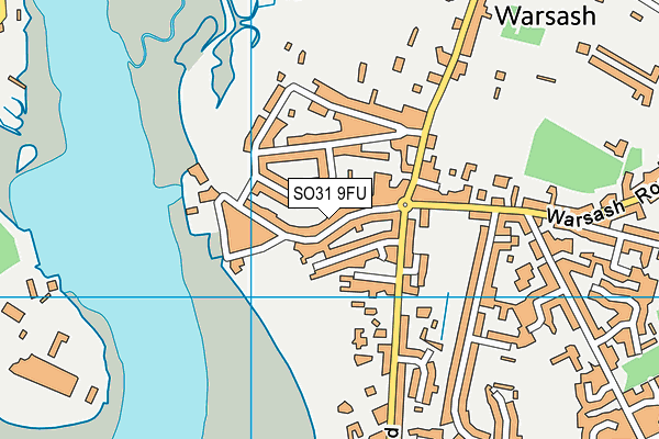 SO31 9FU map - OS VectorMap District (Ordnance Survey)