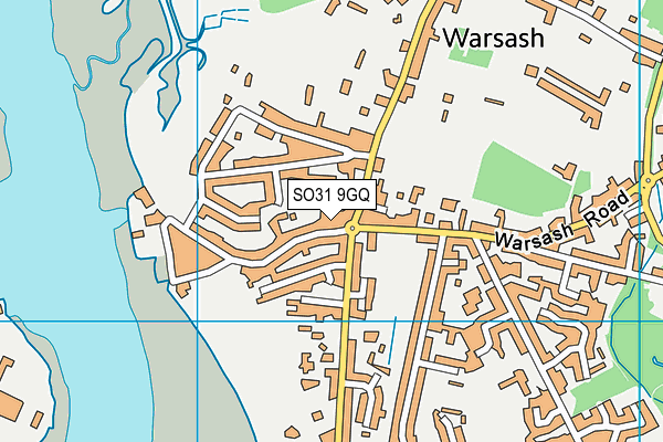 SO31 9GQ map - OS VectorMap District (Ordnance Survey)