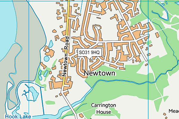 SO31 9HQ map - OS VectorMap District (Ordnance Survey)